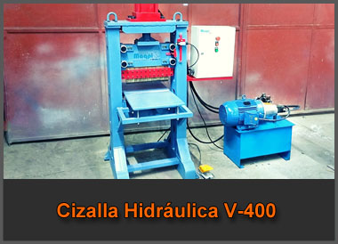 Cizalla Hidráulica V-400