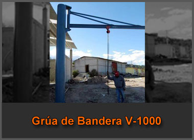 Grúa de Bandera V-1000