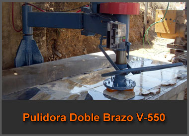 Pulidora doble brazo V550