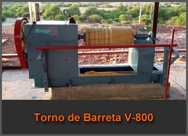 Torno de barreta V-800
