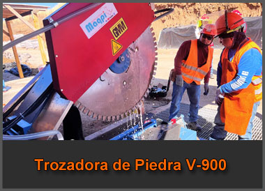 Trozadora de Piedra V-900